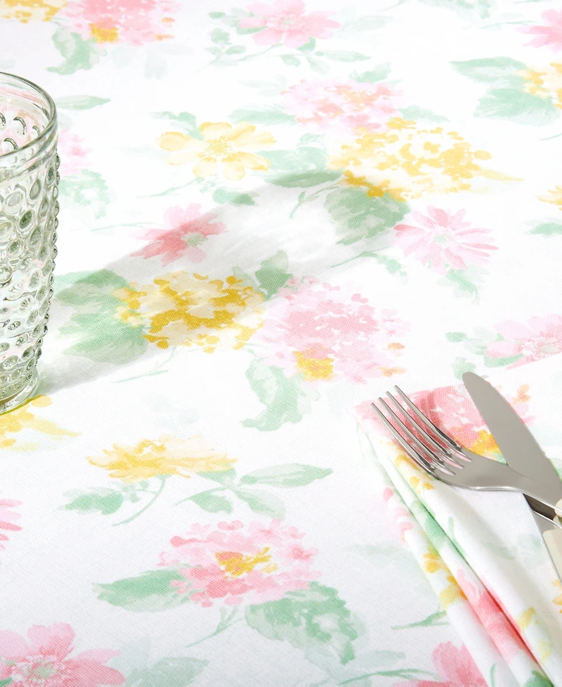 Martha Stewart Amber Floral Tablecloth, 60" x 102"