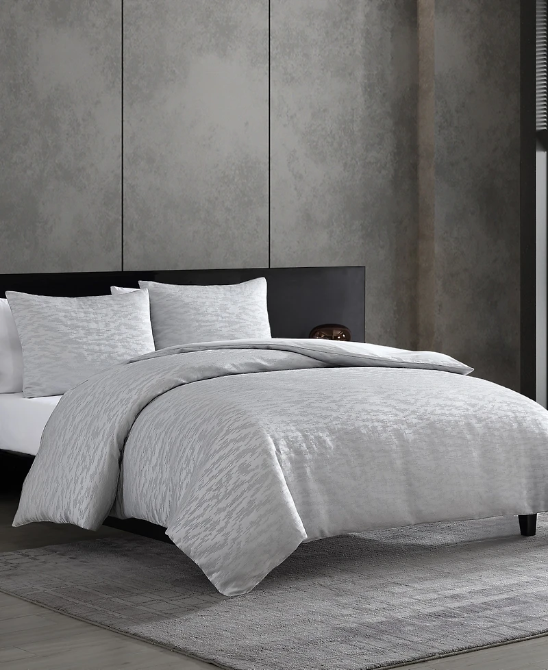 Vera Wang Illusion 3 Piece Duvet Cover Set, King