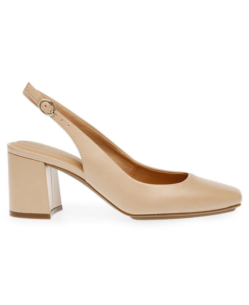 Anne Klein Women's Laney Block Heel Slingback Dress Pumps