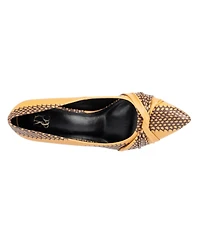 New York & Company Women's Monique- Knotted Pointy High Heels Pumps