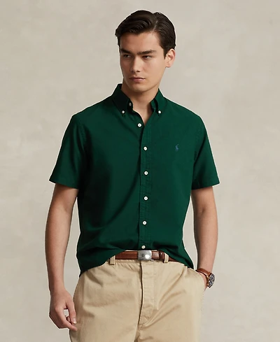Polo Ralph Lauren Men's Cotton Classic-Fit Garment-Dyed Oxford Shirt
