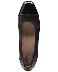Clarks Women's Juliet Step Slip-On Cap-Toe Flats