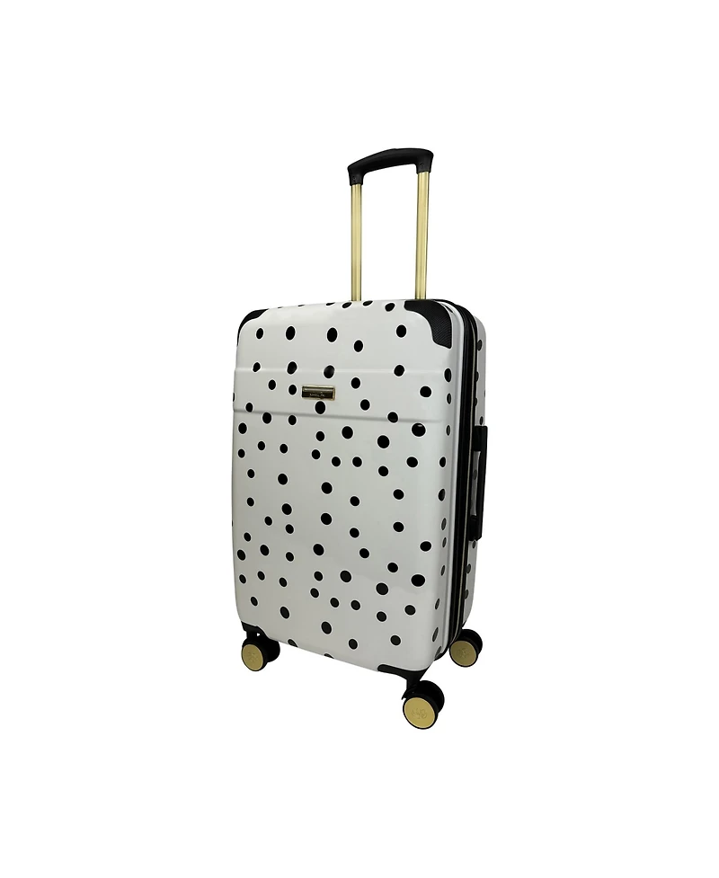 Jenni Chan Polka Dot 3-Piece Hardside Spinner Set