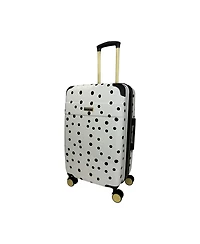 Jenni Chan Polka Dot 3-Piece Hardside Spinner Set