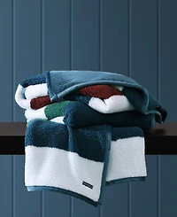 Nautica Wilton Sherpa Striped Throw, 60" X 50"