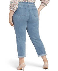 Nydj Plus Size Margot Girlfriend Rolled Cuffs Jeans