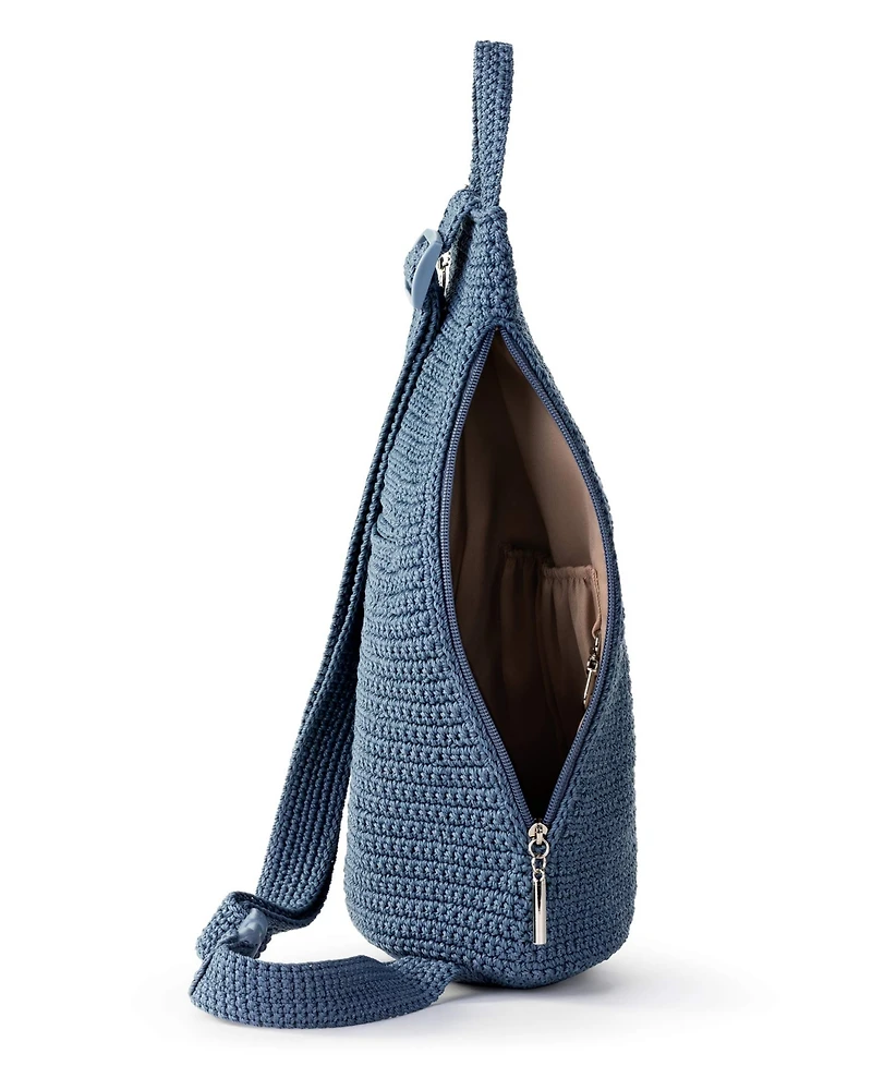 The Sak Women's Geo Sling Crochet Backpack