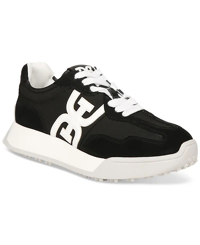 Sam Edelman Women's Langley Emblem Lace-Up Trainer Sneakers