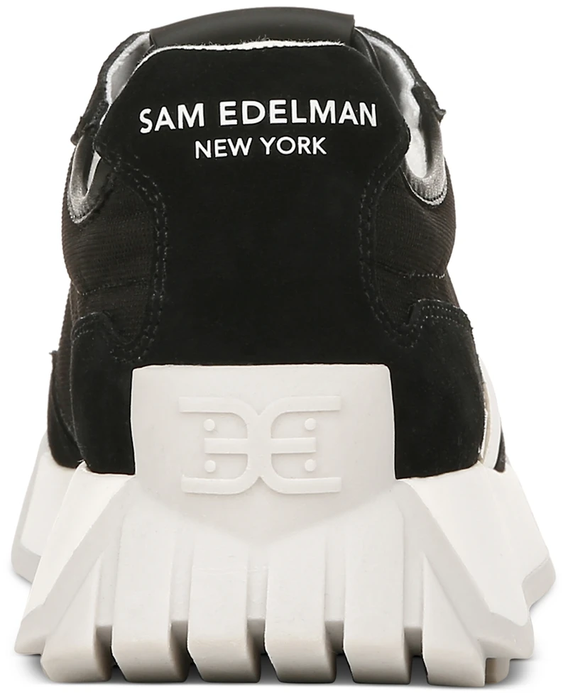Sam Edelman Women's Langley Emblem Lace-Up Trainer Sneakers