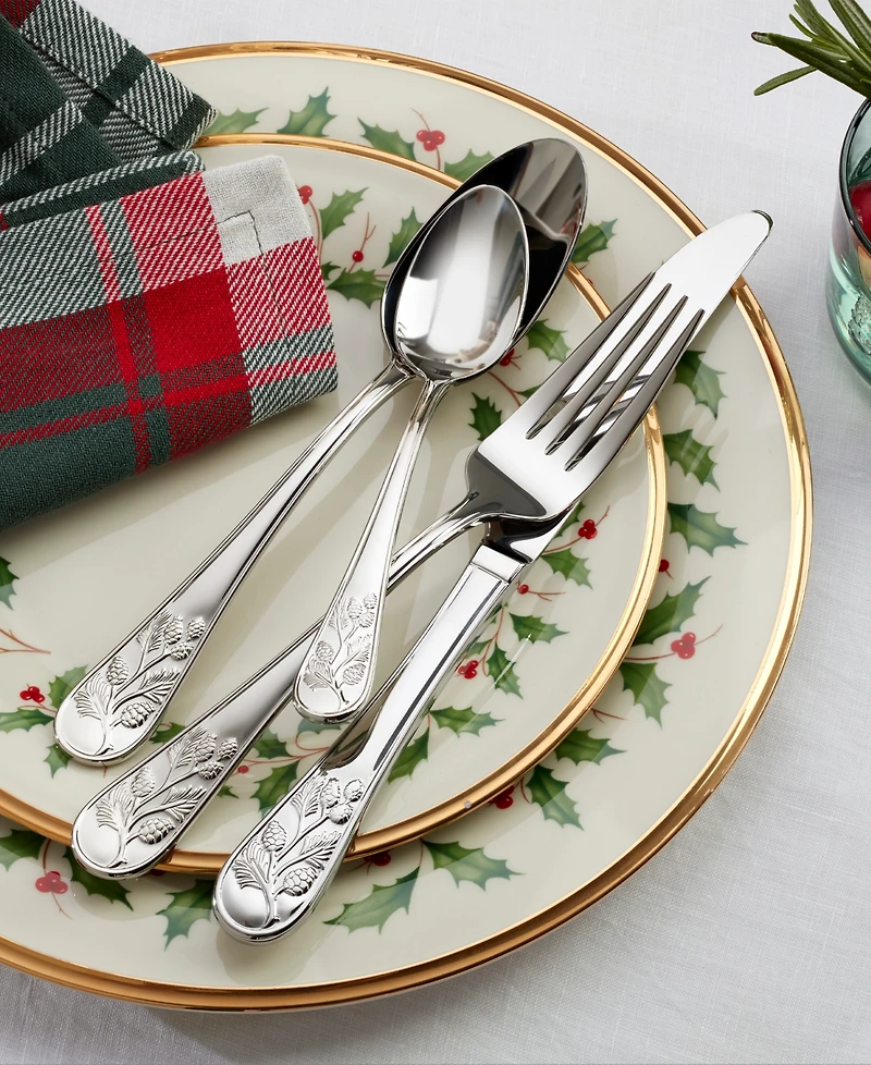 Lenox Chestnut Ridge 65-Piece Flatware Set, Service for 12
