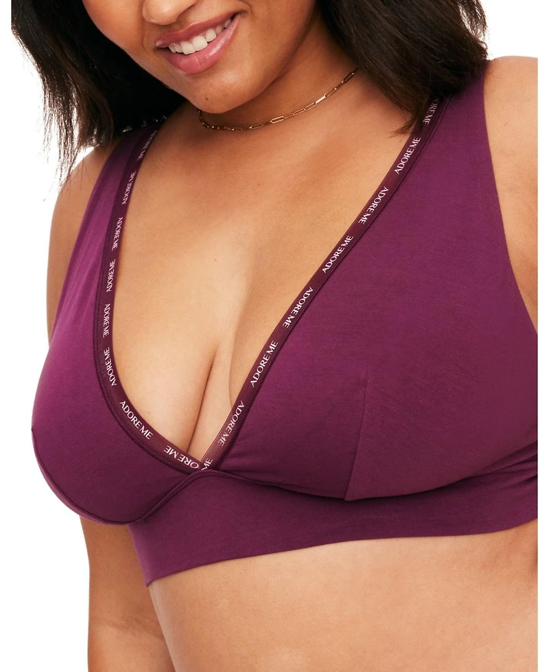 Adore Me Plus Maddey Unlined Bralette Bra