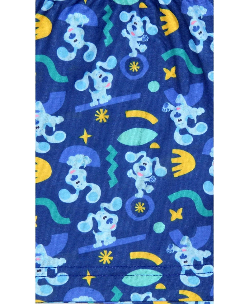 Blue's Clues Toddler Boys Nickelodeon Smile Blue 2-Piece Sleep Lounge Pajama Set