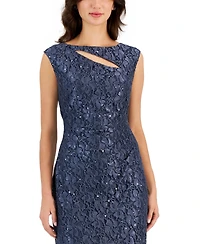 Connected Women's Sequined-Lace Sheath Dress