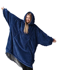 Nestl Oversized Wearable Reversible Color Adult Blanket, 38" x 54"