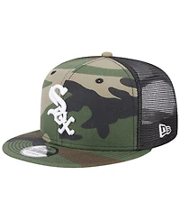 Men's New Era Camo Chicago White Sox Trucker 9FIFTY Snapback Hat