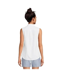 Lands' End Women's No Iron Sleeveless Shirt