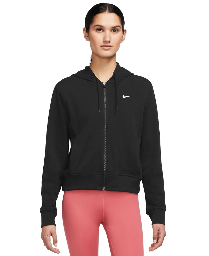 Nike Women's Dri-fit One French Terry Full-Zip Hoodie