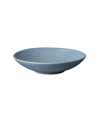 Denby Studio Blue Flint Medium Ridged Bowl