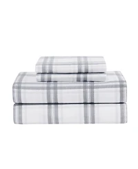London Fog Super Soft Cotton Flannel 3 Piece Sheet Set, Twin