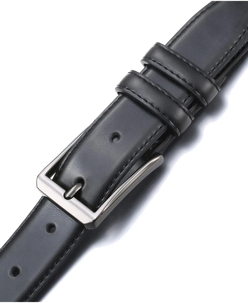 Gallery Seven Men's T-Back Traditional Leather Belt Pack of 2