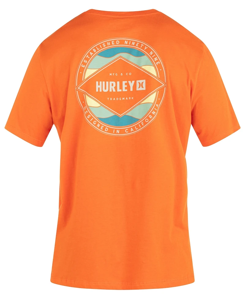 Hurley Men's Everyday Wavvy Short Sleeve T-shirt