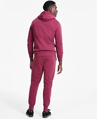 Puma Mens Embroidered Logo Fleece Hoodie Joggers
