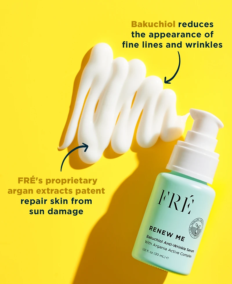 FRE Renew Me Bakuchiol Anti-Wrinkle Serum, 1oz.