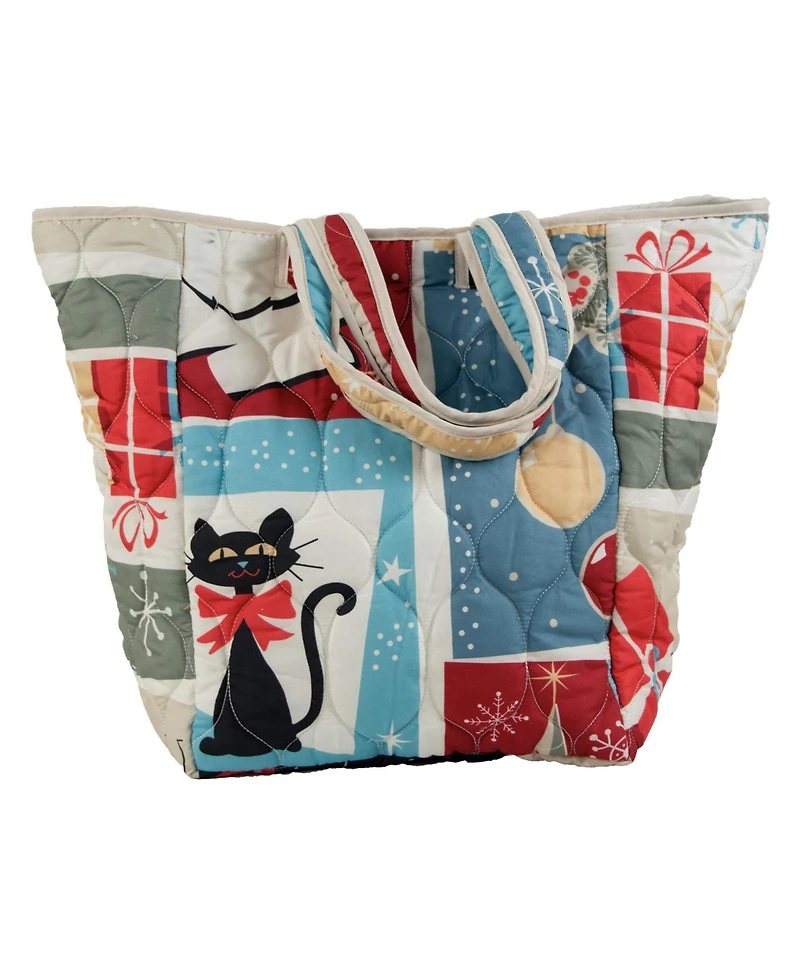 Donna Sharp Retro Christmas 3 Piece Reversible Quilt Set, King