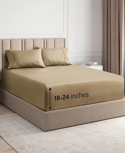 Piece Extra Deep Pocket Microfiber Sheet Set