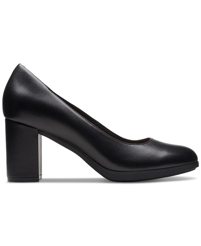 Clarks Women's Bayla Skip Slip-On Platform Dress Pumps