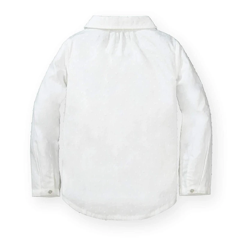 Hope & Henry Baby Girls Peter Pan Collar Top
