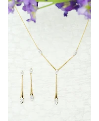 Wrapped in Love Diamond Elongated Drop Earrings (1/2 ct. t.w.) in 14k Gold, Created for Macy's