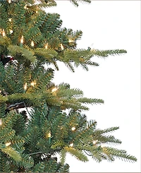 Puleo 7.5FT Pre-Lit Union Artificial Fir Tree