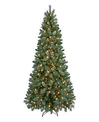 Puleo 6.5' Pre-Lit Teton Artificial Pine Tree