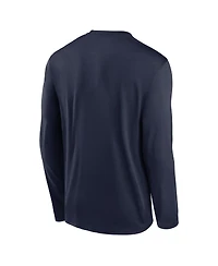 Men's Nike Navy New England Patriots Legend Icon Long Sleeve T-shirt
