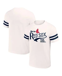 Men's Darius Rucker Collection by Fanatics Cream Boston Red Sox Yarn Dye Vintage-Like T-shirt