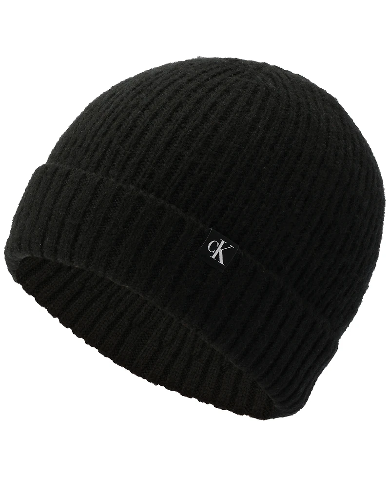 Calvin Klein Men's Luxe Ribbed Cuff Hat