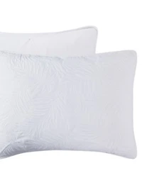 Videri Home Coastal Palm Embroidered Quilt Sets