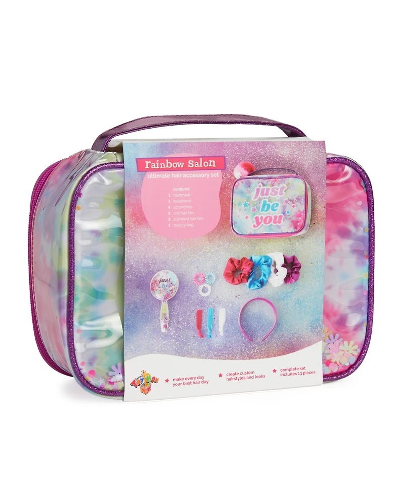 Closeout! Geoffrey's Toy Box Rainbow Salon Ultimate 13 Pieces Hair Accessory Set, Created for Macy's