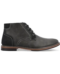 Vance Co. Men's Franco Tru Comfort Foam Lace-Up Round Toe Chukka Boots