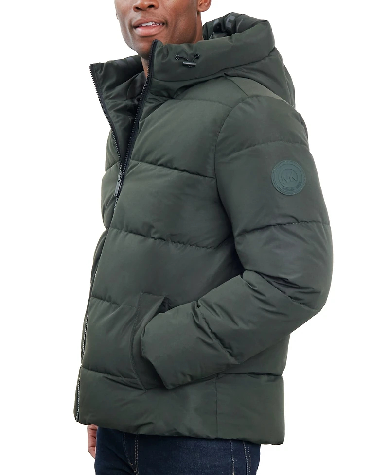 Michael Kors Men's Quilted Hooded Puffer Jacket