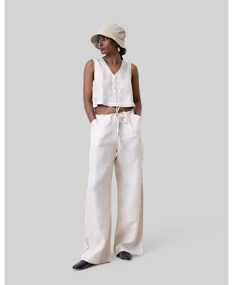 Women's Cropped vest shirt