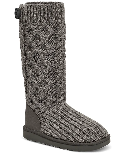 Ugg Kids Classic Cardi Cable Knit Boots