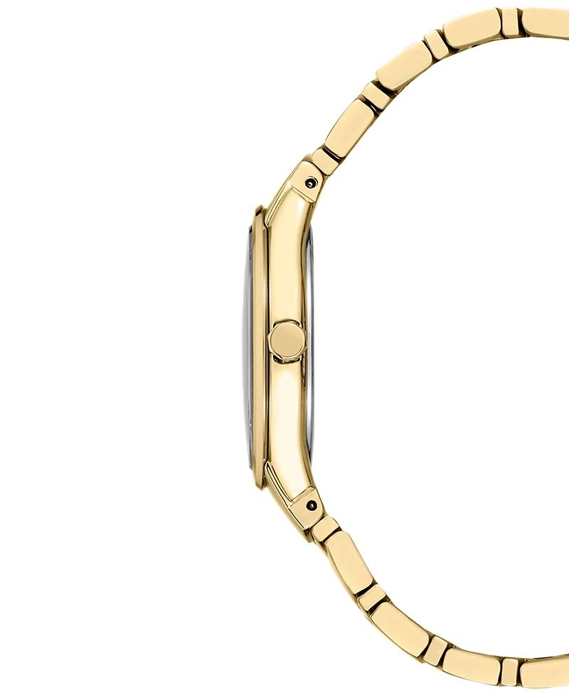 Seiko Women's Essentials Gold-Tone Stainless Steel Bracelet Watch 30mm