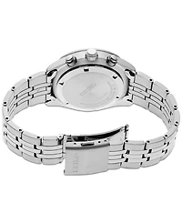 Seiko Men's Chronograph Essentials Stainless Steel Bracelet Watch 42mm