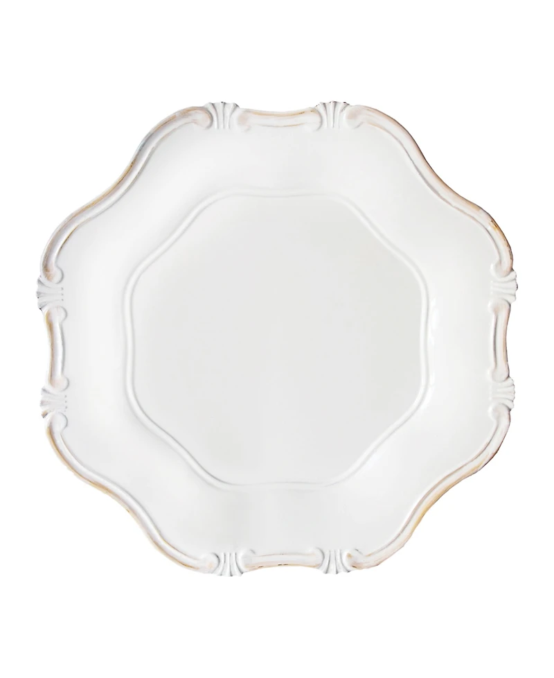 American Atelier Baroque Charger Plate 12 Piece Dinnerware Set, Service for