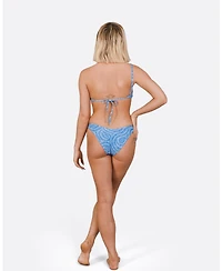 Oosc Women's Moroccan Dream Cold Shoulder Bikini Top