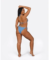 Oosc Women's Moroccan Dream Tie Side Bikini Bottoms