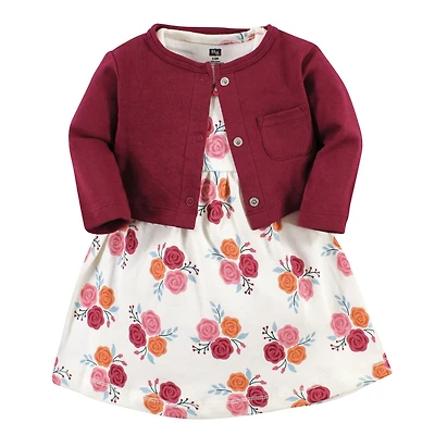 Hudson Baby Toddler Girls Essential Cotton Dress and Sweater Collection