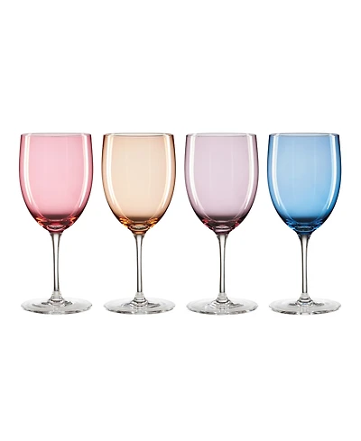 Oneida True Colors Wine Glasses, Set of 4